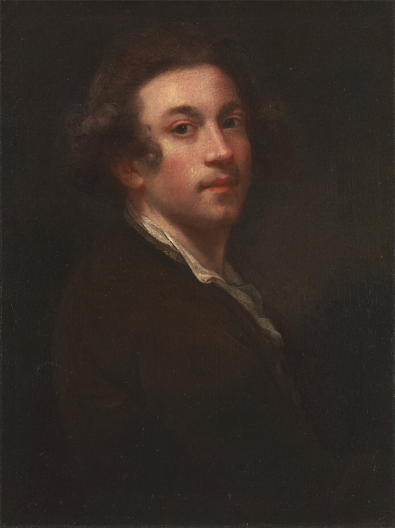 Self-portrait — the founding president of the Royal Academy — Wikimedia Commons.
