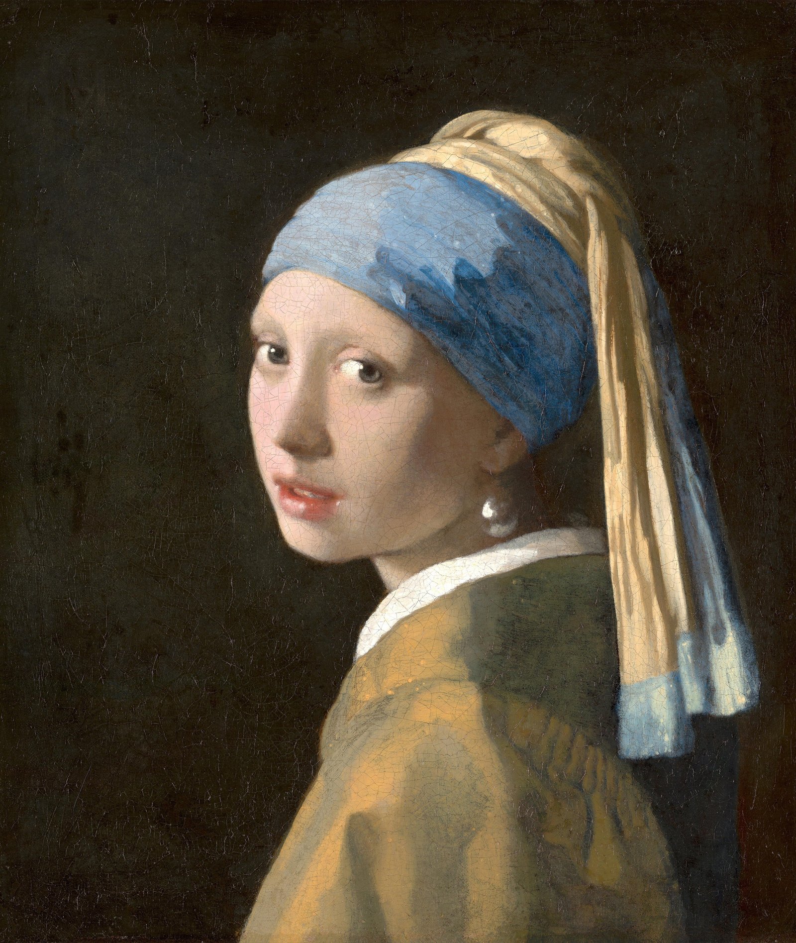 Girl with a Pearl Earring (c. 1665), Mauritshuis — Wikimedia Commons.