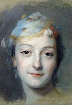 Marie Fel (préparation, 1757), musée Antoine-Lécuyer, Saint-Quentin — Wikimedia Commons.